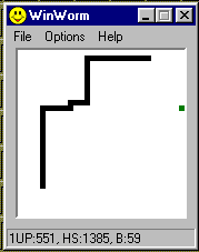 win worm in action